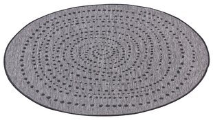 Northrugs Bali -matto, Ø140 cm, harmaa hinta ja tiedot | Isot matot | hobbyhall.fi