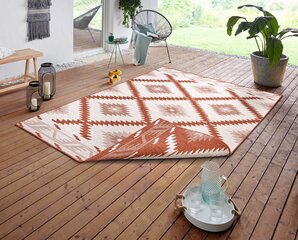 Northrugs Malibu -matto, 150x80 cm, punainen/valkoinen hinta ja tiedot | Northrugs  Huonekalut ja sisustus | hobbyhall.fi