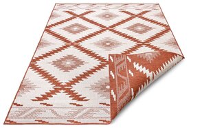 Northrugs Malibu -matto, 150x80 cm, punainen/valkoinen hinta ja tiedot | Northrugs  Huonekalut ja sisustus | hobbyhall.fi