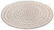 Northrugs Bali -matto, Ø200 cm, beige hinta ja tiedot | Isot matot | hobbyhall.fi