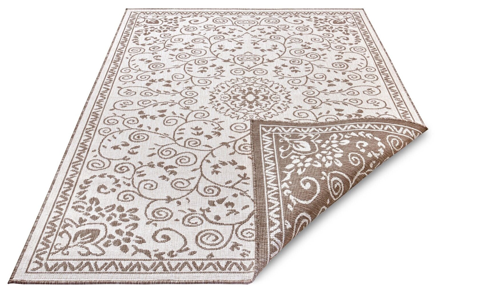 Northrugs kaksipuolinen matto Leyte pellava, beige hinta ja tiedot | Isot matot | hobbyhall.fi