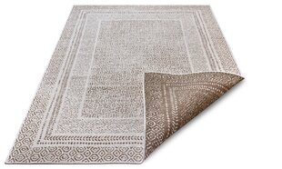 Kaksipuolinen In-& Outdoor Flatweave-matto, beige, 120x170 hinta ja tiedot | Isot matot | hobbyhall.fi