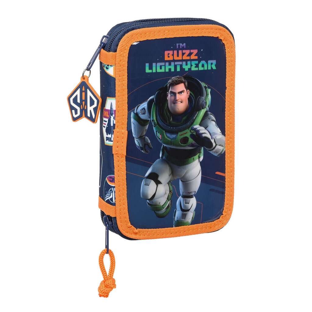 Double Pen Box Buzz Lightyear Navy Blue (28 kpl) hinta ja tiedot | Penaalit | hobbyhall.fi