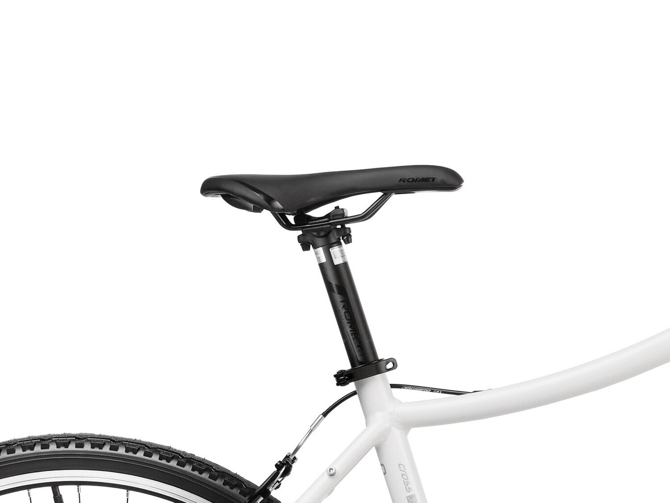 Hybridipyörä Romet Orkan 3 D Lite 28" 2023, valkoinen hinta ja tiedot | Polkupyörät | hobbyhall.fi