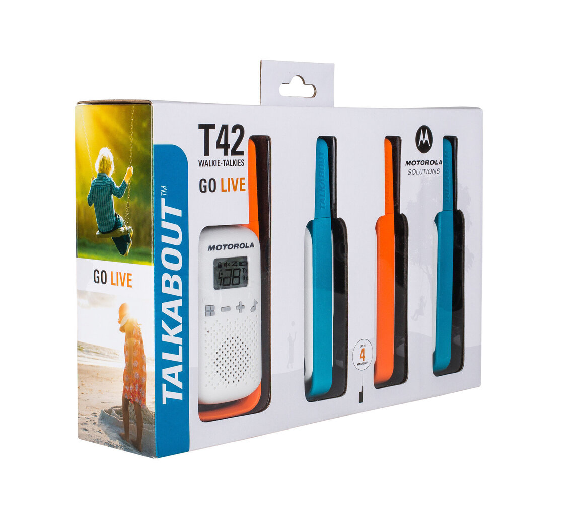 Motorola Radiopuhelimet TALKABOUT T42, 4 kpl. hinta ja tiedot | Radiopuhelimet | hobbyhall.fi