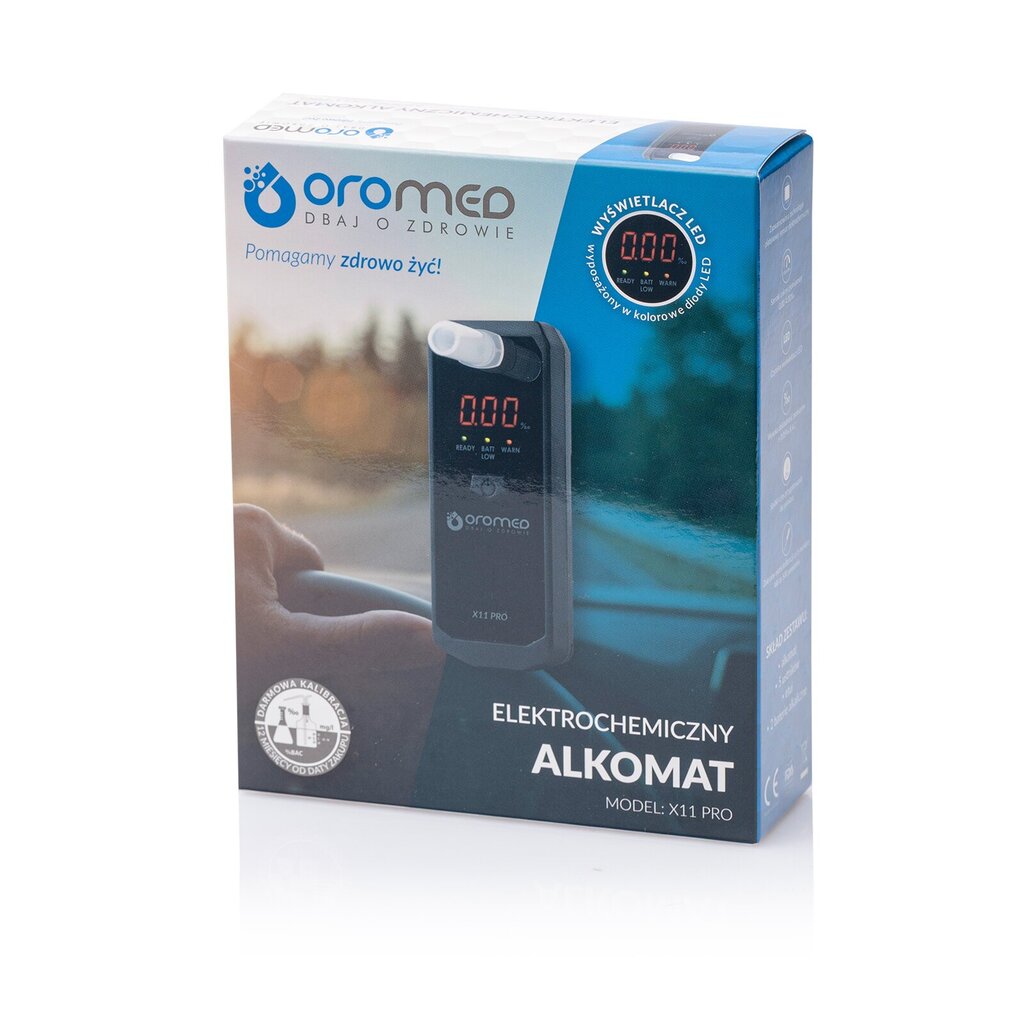 Oromed Elektrochemiczny X11 Pro, Alkometri hinta ja tiedot | Alkometrit | hobbyhall.fi