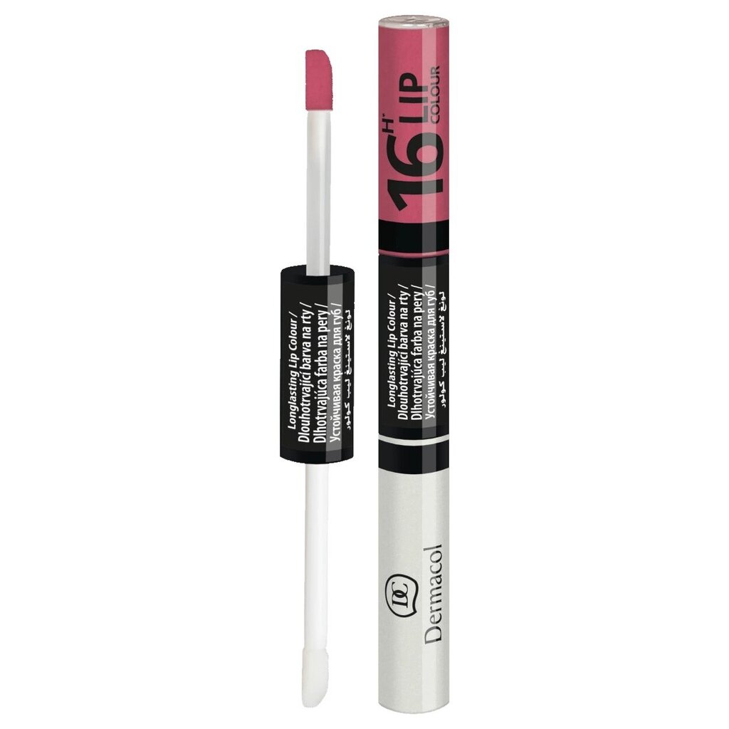 Huulipuna ja huulikiilto Dermacol 16H Lip Color, 7,1 ml hinta ja tiedot | Huulipunat, huulikiillot ja huulirasvat | hobbyhall.fi