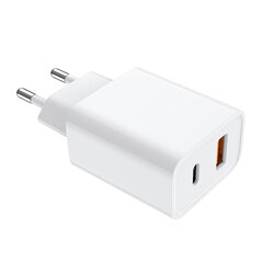 Jellico C9 PD 20W QC 3.0 Smart Adaptive Pikalaturi USB-C:llä (5-12V) / USB 3A White hinta ja tiedot | Puhelimen laturit | hobbyhall.fi