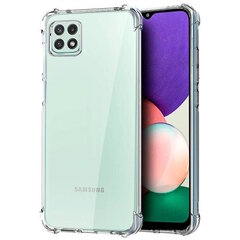TakeMe Anti-Shock Extra Protection 1.5mm Back cover case Samsung Galaxy A22 5G (A226B) Transparent hinta ja tiedot | Puhelimen kuoret ja kotelot | hobbyhall.fi