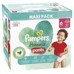 PAMPERS Harmonie Pants Maxi Pack, koko 6, 15+ kg, 56 kpl hinta ja tiedot | Vaipat | hobbyhall.fi