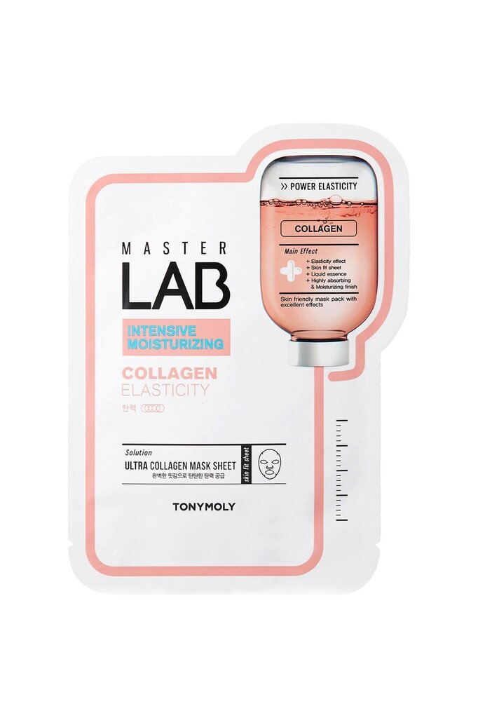 Kasvonaamio kollageenilla Tonymoly Master Lab, 19 g x 10 kpl hinta ja tiedot | Kasvonaamiot ja silmänalusaamiot | hobbyhall.fi