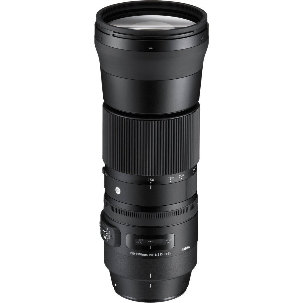 Sigma 150-600mm F5-6.3 DG OS HSM, Contemporary, Nikon F -kameran teline hinta ja tiedot | Objektiivit | hobbyhall.fi