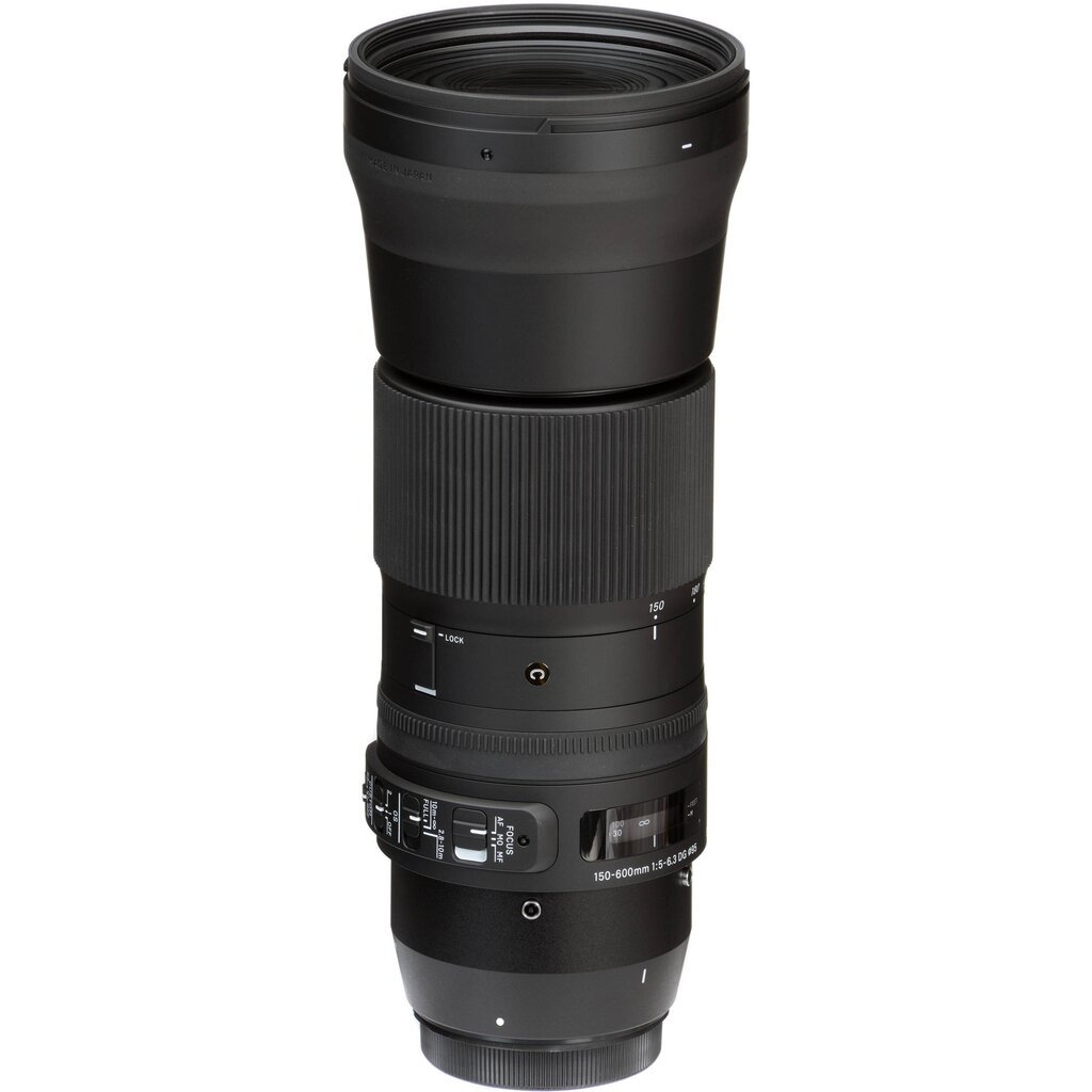 Sigma 150-600mm F5-6.3 DG OS HSM, Contemporary, Nikon F -kameran teline hinta ja tiedot | Objektiivit | hobbyhall.fi