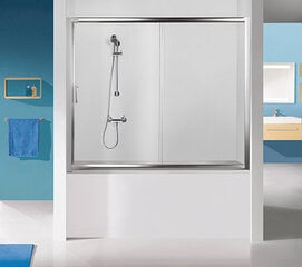 Kylpyhuoneen seinä Sanplast TX D2-W/TX5b 120s, profiili bahama vaaleanruskea, koristeltu lasi cora hinta ja tiedot | Kylpyhuonetarvikkeet | hobbyhall.fi