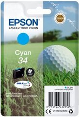 Epson 34, Sinine hinta ja tiedot | Mustekasetit | hobbyhall.fi