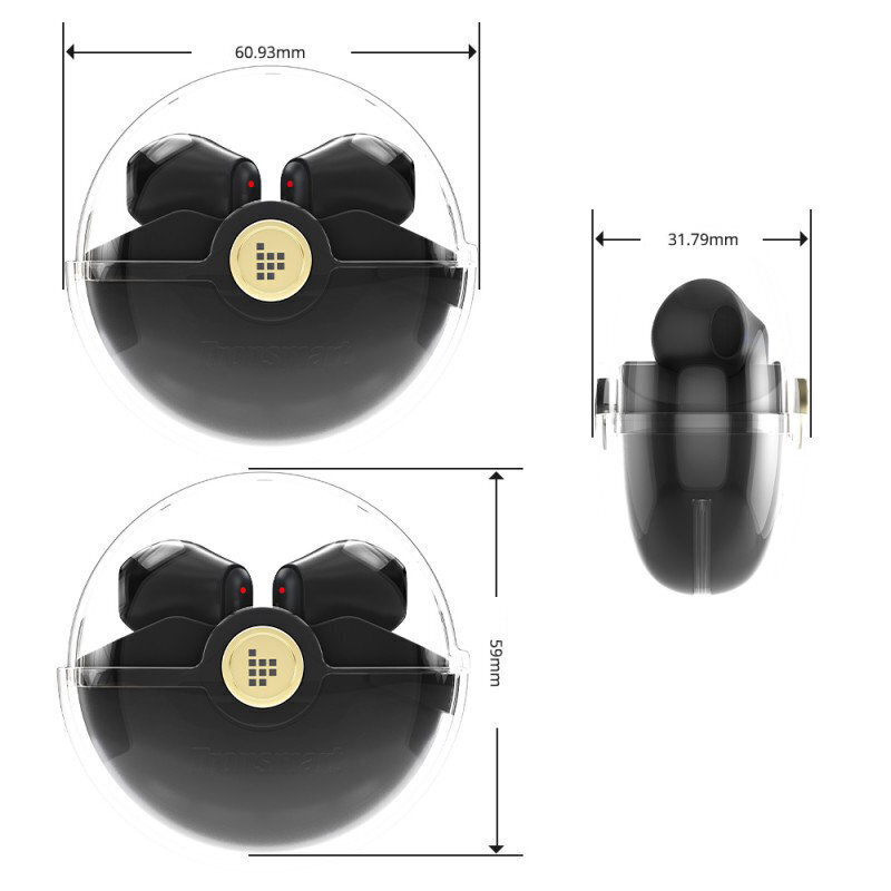 Tronsmart Battle TWS mustan värinen hinta ja tiedot | Kuulokkeet | hobbyhall.fi