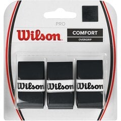 Winder Wilson Pro Comfort Overgrip 3 kpl Musta hinta ja tiedot | Tennisvälineet | hobbyhall.fi