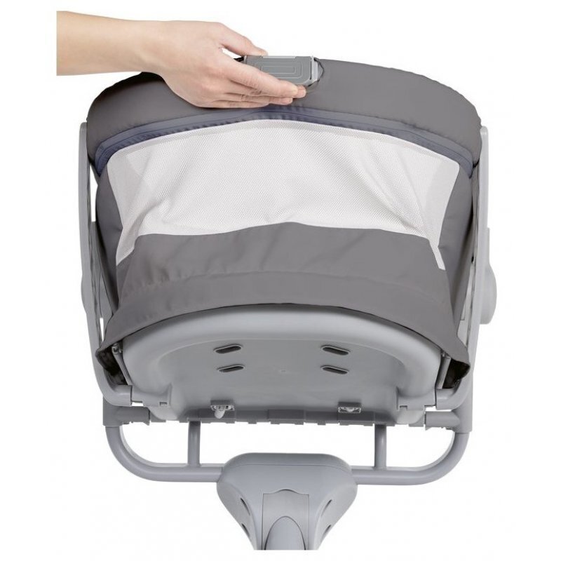 Cradle Chicco Baby Hug 4in1, tummanharmaa kehtotuoli hinta ja tiedot | Matkasängyt | hobbyhall.fi