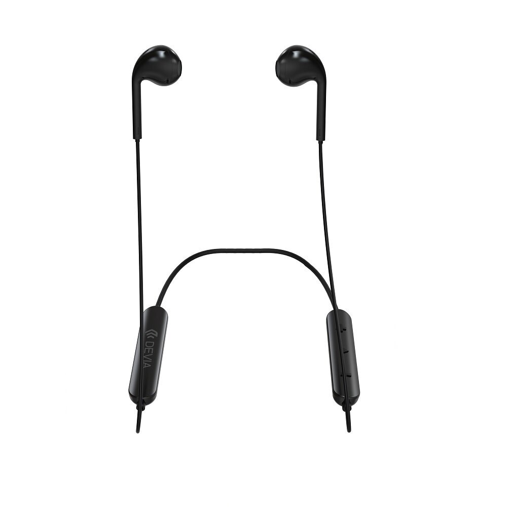 Devia Bluetooth Kintone Neck -kuulokkeet, musta hinta ja tiedot | Kuulokkeet | hobbyhall.fi
