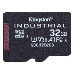 Kingston Industrial 32 Gt Class 10/UHS-I (U3) V30 microSDHC -muistikortti puhelimeen hinta ja tiedot | Kingston Puhelimet, älylaitteet ja kamerat | hobbyhall.fi