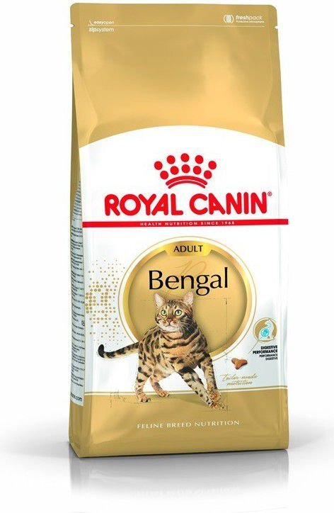 Royal Canin Bengal Adult, rotukissojen ruokaa 10 kiloa hinta ja tiedot | Kissan kuivaruoka | hobbyhall.fi