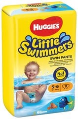 Vaipat HUGGIES Little Swimmers Medium, koko 5-6, 11kpl. hinta ja tiedot | Huggies Lapset | hobbyhall.fi