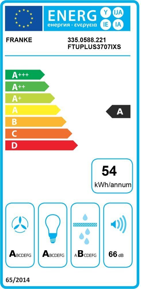 Franke FTU PLUS 3707 hinta ja tiedot | Liesituulettimet | hobbyhall.fi