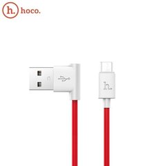 hoco UPM 10 L-muotoinen mikro-USB-datakaapeli Punainen hinta ja tiedot | Kaapelit ja adapterit | hobbyhall.fi