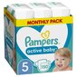 Vaipat PAMPERS Active Baby-Dry, kuukausipaketti, koko 5, 11-16 kg, 150 kpl hinta ja tiedot | Vaipat | hobbyhall.fi