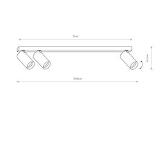 Kattovalaisin Nowodvorski mono 7811 hinta ja tiedot | Kattovalaisimet | hobbyhall.fi