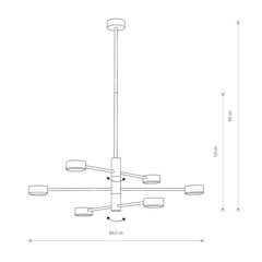 Kattovalaisin Nowodvorski ORBIT 7942 hinta ja tiedot | Kattovalaisimet | hobbyhall.fi