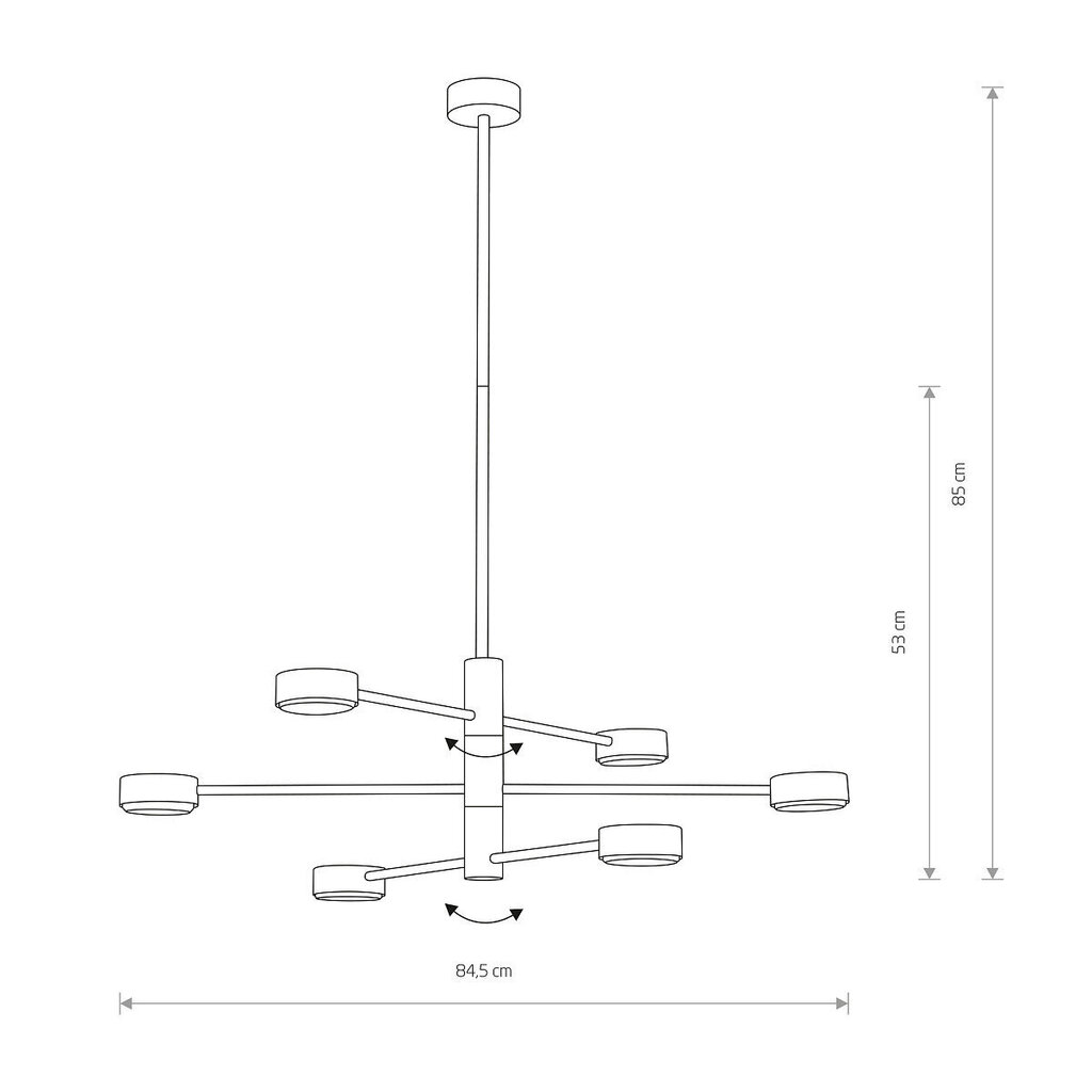 Kattovalaisin Nowodvorski ORBIT 7942 hinta ja tiedot | Kattovalaisimet | hobbyhall.fi