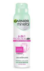 Spraydeodorantti Garnier Mineral Invisible Protection 6in1, 150 ml hinta ja tiedot | Deodorantit | hobbyhall.fi