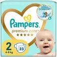 PAMPERS Premium Care vaipat, Small Pack 2 koko, 4-8 kg, 23 kpl