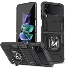 Wozinsky Ring Armor, Samsung Galaxy Z Flip 4, musta hinta ja tiedot | Puhelimen kuoret ja kotelot | hobbyhall.fi