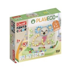 Ensimmäinen mosaiikkini Quercetti Play Eco Fantacolor, 310 osaa hinta ja tiedot | Kehittävät lelut | hobbyhall.fi