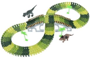 Dinosauruksen rata autolla 153 yksityiskohtia hinta ja tiedot | Poikien lelut | hobbyhall.fi