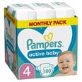 Vaipat PAMPERS Active Baby MSB S4, 180 kpl.