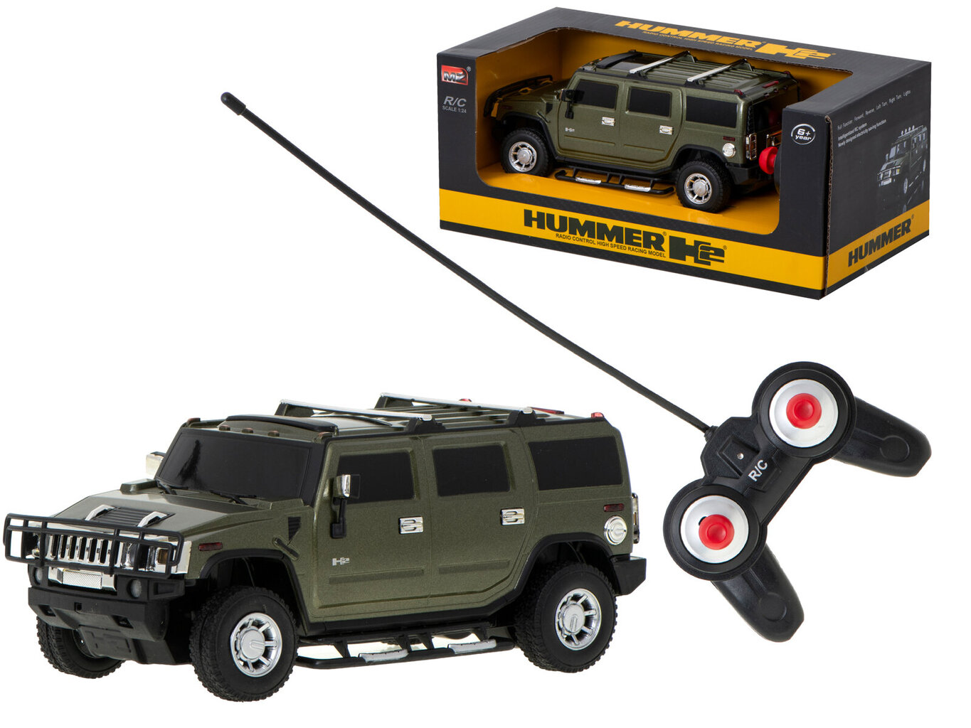 Radio-ohjattava auto Hummer H2 RC, 3 vuotta + hinta ja tiedot | Poikien lelut | hobbyhall.fi