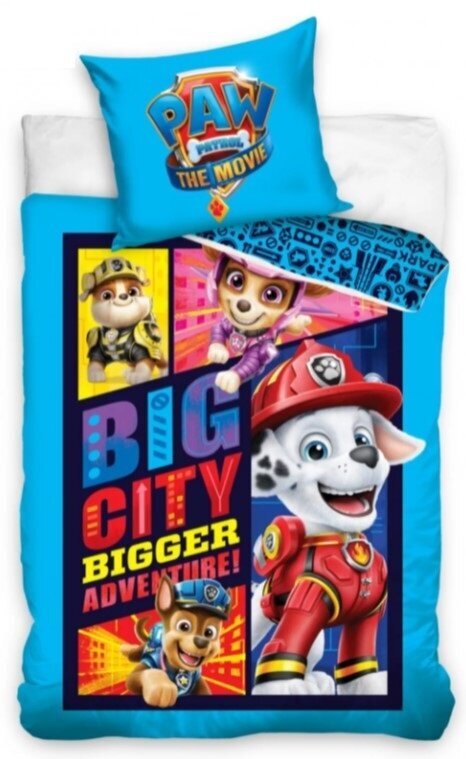 Lasten vuodevaatteet Paw Patrol (Ryhmä Hau), 140x200, 2 osaa hinta ja tiedot | Vuodevaatteet lapsille | hobbyhall.fi