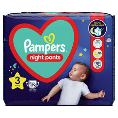 Pampers Yöhousut VP S3 29 kpl hinta ja tiedot | Vaipat | hobbyhall.fi