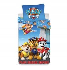 Lasten vuodevaatteet 140x200 Paw Patrol (Ryhmä Hau) Paw Chase hinta ja tiedot | Pussilakanat | hobbyhall.fi