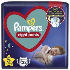 Pampers Yöhousut VP S5 22 kpl hinta ja tiedot | Vaipat | hobbyhall.fi