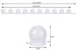 Peili/pukeutumispöytä LED-lamput - 10 kpl. hinta ja tiedot | Pöytävalaisimet | hobbyhall.fi