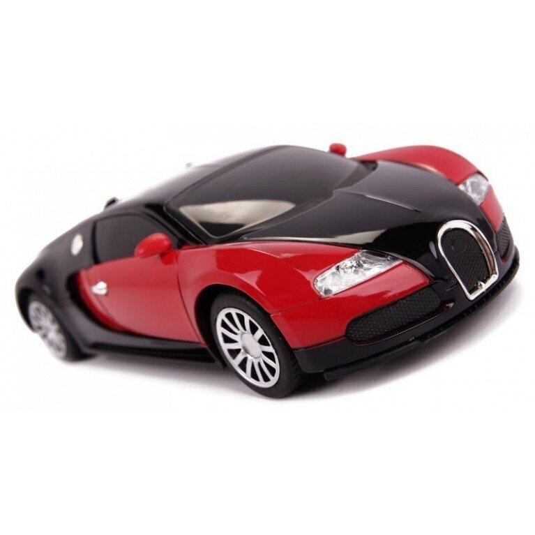 Radio-ohjattu Bugatti Veyron RC, 1:24 Red hinta ja tiedot | Poikien lelut | hobbyhall.fi