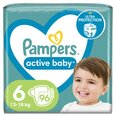 Pampers Active Baby -vaipat, koko 6, 96 kpl, 13–18 kg