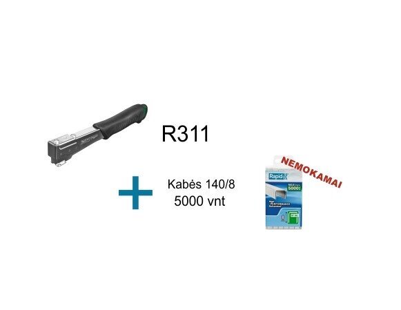 Rapid, Iskuvasara R311 6-12mm nro 140 niittiä hinta ja tiedot | Käsityökalut | hobbyhall.fi