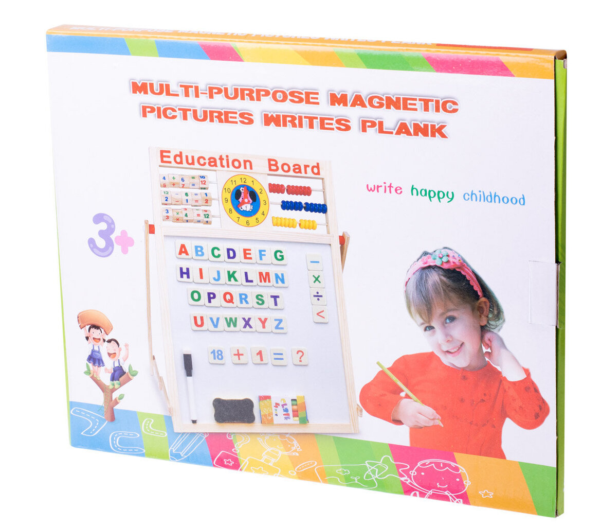 Magneettitaulu lapselle, puurunko 42 x 32,5 cm + magneetit hinta ja tiedot | Kehittävät lelut | hobbyhall.fi