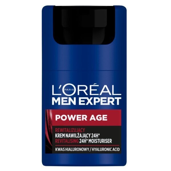 L'oreal Men Power Age kosteusvoide, 50 ml hinta ja tiedot | Kasvovoiteet | hobbyhall.fi