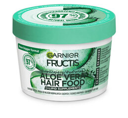 Garnier Garnier Fructis Hair Food Aloe Vera kosteuttava hiusnaamio, 400 ml hinta ja tiedot | Naamiot, öljyt ja seerumit | hobbyhall.fi
